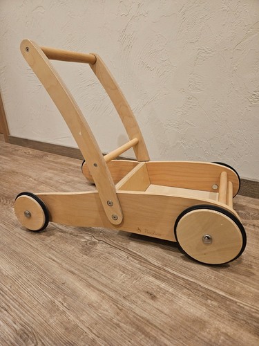 Lauflernwagen holz pinolino - lauflernwagen,