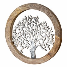 Wandbild ø25cm lebensbaum - wandbild,