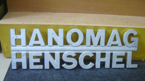 Hanomag henschel schild aus - /,
