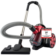 Clatronic Bodenstaubsauger BS 1308 rot, 700 W, beutellos, 4-fach-Filter, NEU