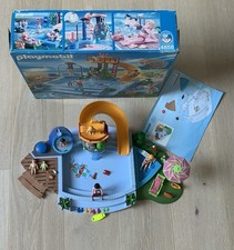 Playmobil 4858 Schwimmbad mit Rutsche + Zusatzteile, + BA und Originalkarton