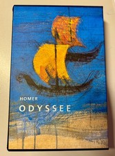Homer, Odyssee Manesse-Verlag Lederausgabe mit Schuber und Silberschnitt