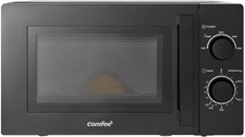 Comfee CMSN 20 BK Mikrowelle 20L, 700 Watt, Auftauprogramm, Glasdrehteller