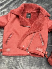 Bershka Damen Teddy-Jacke