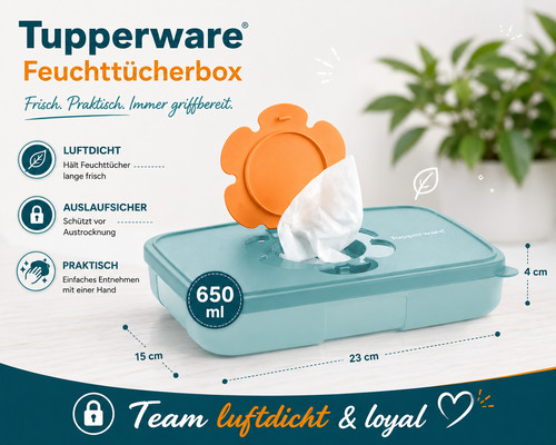 Tupperware feuchttücherbox - tupperware,