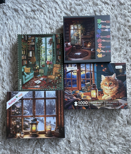 4er set puzzle 1000 teile - set,
