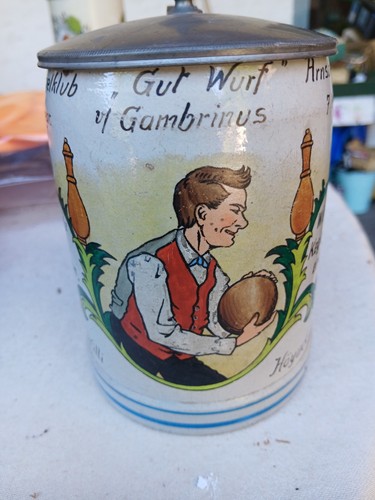 Antiker bierkrug 1920 - antiker,