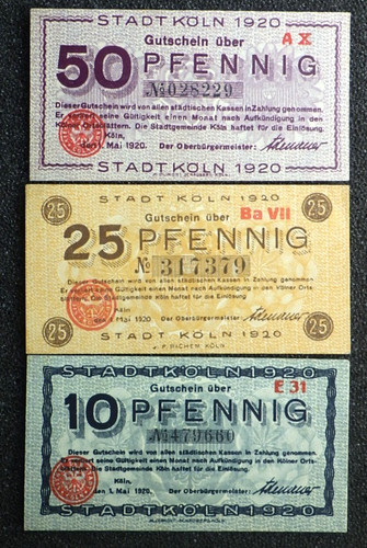 Notgeld deutschland köln - notgeld,