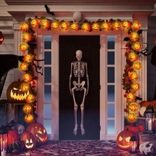 Halloween Lichterkette Kürbis