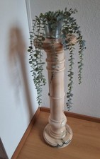 Marmorsäule Dekosäule Natur Stein  80cm Hoch