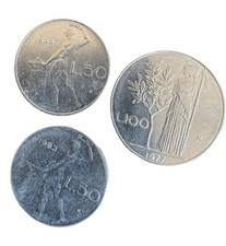 Italienische Lira Münzen Rep