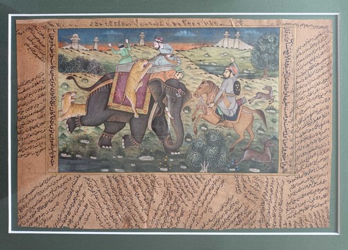 Alte indische miniatur - alte,