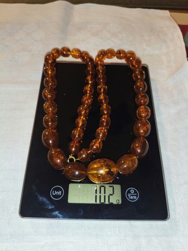 Vintage bernstein kette - vintage, bernstein-kette