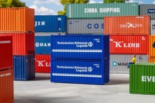 Faller 182005 Spur H0 - 20´ Container THW 2 er - Set NEU und OVP