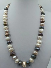 Echte perlenkette multicolor - echte,