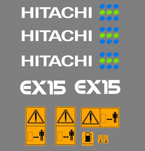 Hitachi ex15 mini bagger - ex15,