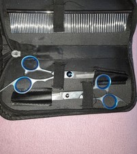Hundeschere-Set Haarschere Gerade Gebogen 3 Teilig Haarschere