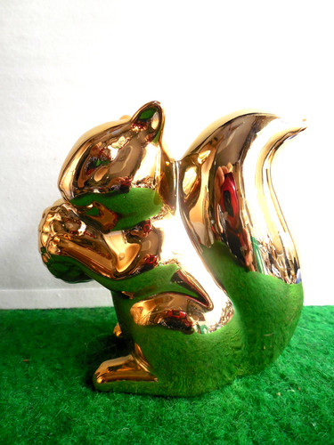 Porzellan figur eichhörnchen - figur,