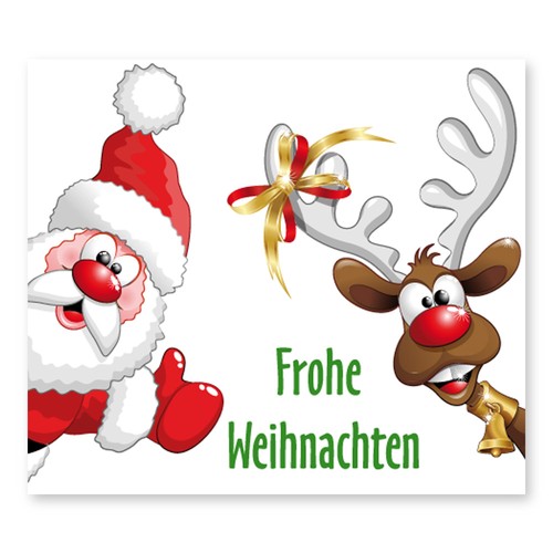 Weihnachtsaufkleber