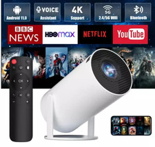Beamer Projektor 4K UHD WiFi Bluetooth Android TV Heimkino Mini Tragbar 2025 