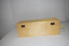 Weinkiste 1er Holzkiste mit Klappdeckel Holzbox Holztruhe Weinbox Weinverpackung