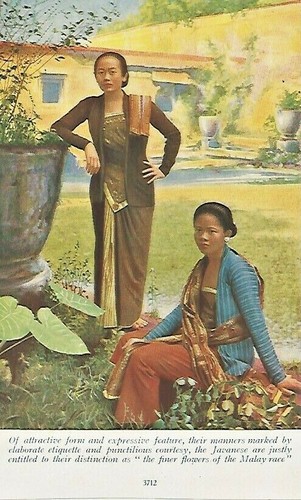 Javanische frauen dame garten - frauen,