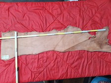 Rindsleder 2mm dick rustikal Lederhaut hellbraun-antik zur Auswahl