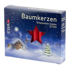 EWA 20er Packung Baumkerzen