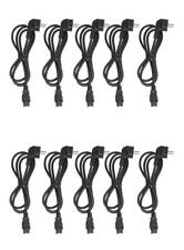 10x Mickey Mouse Kaltgerätekabel Monitor Netzkabel PC Stromkabel Schuko Stecker 