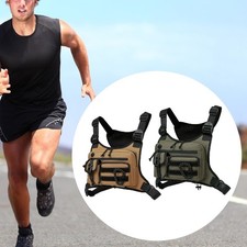 Damen-Brusttasche, modische Laufweste für Outdoor-Sport, Training, Reisen