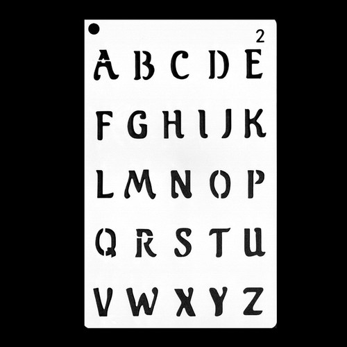 Schablone buchstaben - schablone,