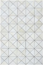 Leder Teppich Patchwork