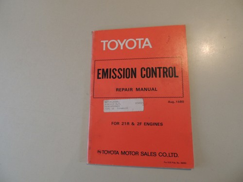 Repair manual emission control - manual,