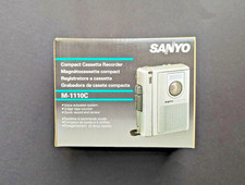 SANYO KASSETTENREKORDER M-1110C - SEHR SELTEN - ** BRANDNEU IN OVP **