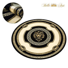 Teppich Rund Schwarz 200x200