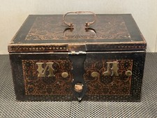 Antike Russische Geldkassette, Tresor, Kasse,  Safe,  aus Metall, 19 Jhd. RAR!!!