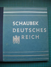 Schaubek Album Deutsches Reich, leer, keine Marken, siehe Abbildungen