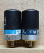 Pair: SIEMENS C3g POST Poströhren | über 100% ✅ gold pins Tubes Röhren