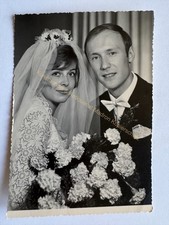 orig. Foto AK Hochzeit Braut