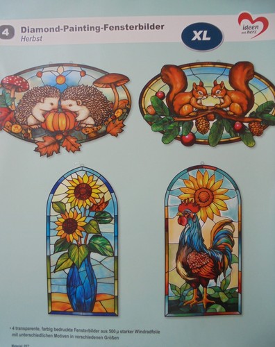 Diamond painting fensterbilder - diamond,