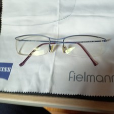 fielmann 2080 Titan CL randlos blau col. 247-S 52 19 140 inkl. edlem Etui