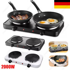 Elektro Kochplatte Doppelkochplatte Kochfeld Herdplatte Camping 2000W elektrisch