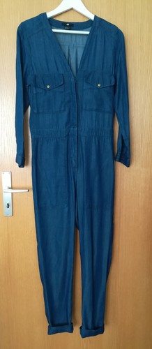 Jumpsuit 36 blau - hm jumpsuit, 36,