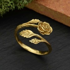 Bronze Rose Ring verstellbar
