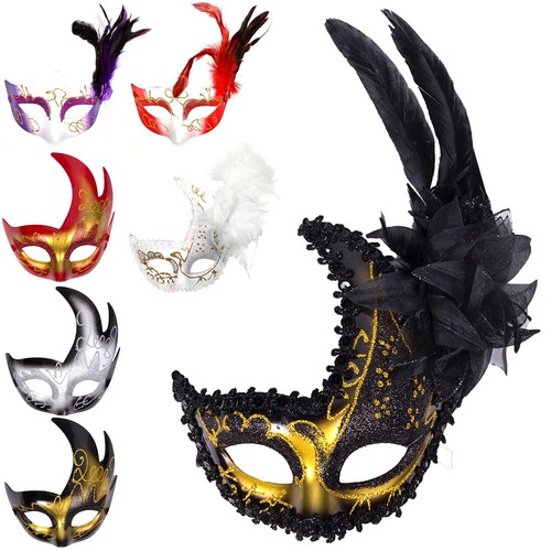 Deluxe maskerade halloween - maskerade,