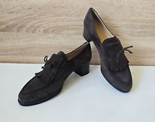 Brunate Tablet Leder Loafer Pumps Schuhe Schleife Gr. 5,5 = 38 – 38,5