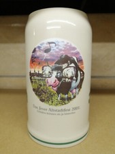 Jever Bierkrug Seidel Keramik Stein Altstadtfest Jever 2001 Rarität