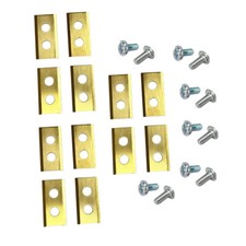 12x Ersatz-Messer Gold 0,9mm