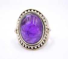 Natürlich Multi Edelstein Nepali Ring 925 Solid Sterling Silber Handgefertigt