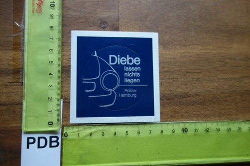 Alter aufkleber polizei - alter,
